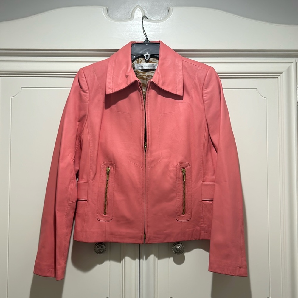 Dusty Rose Pink - Dana Buchman women’s leather. Never worn - Like New